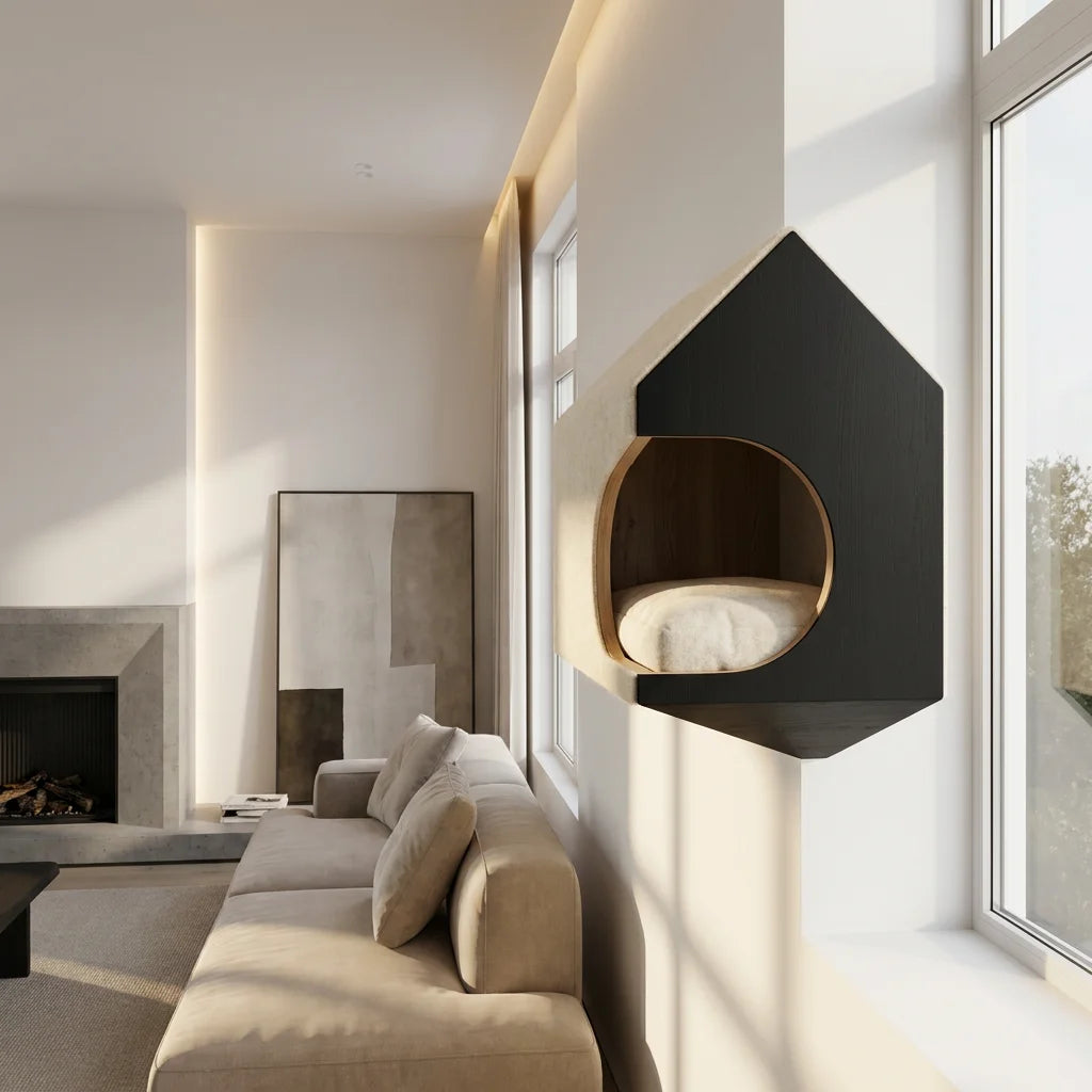 Aura Paws | Nordic Modern WallMounted Cat Nest