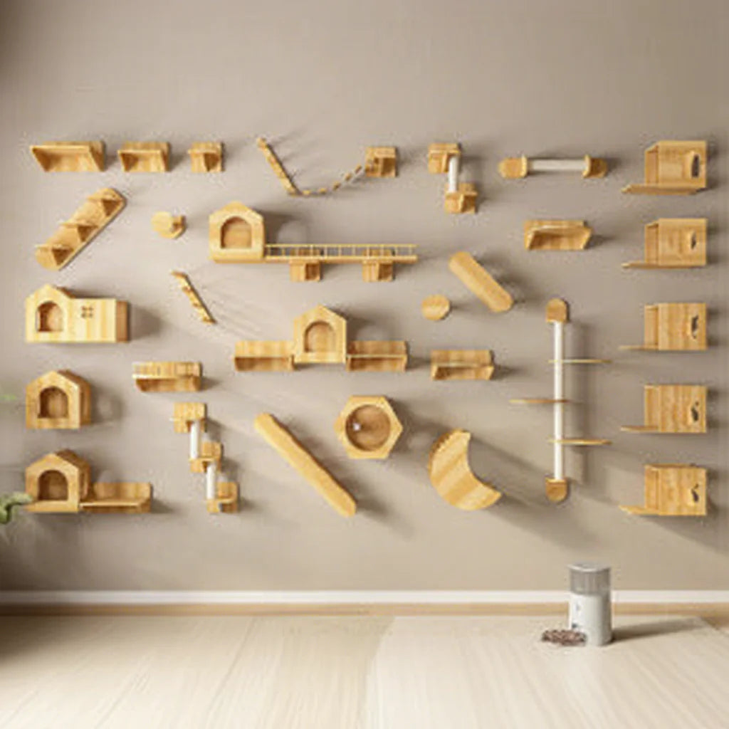 Aura Paws | Nordic DIY WallMounted Cat Playground