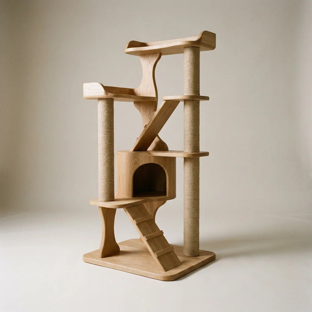 Aura Paws | Nordic Majestic Solid Wood Ascent