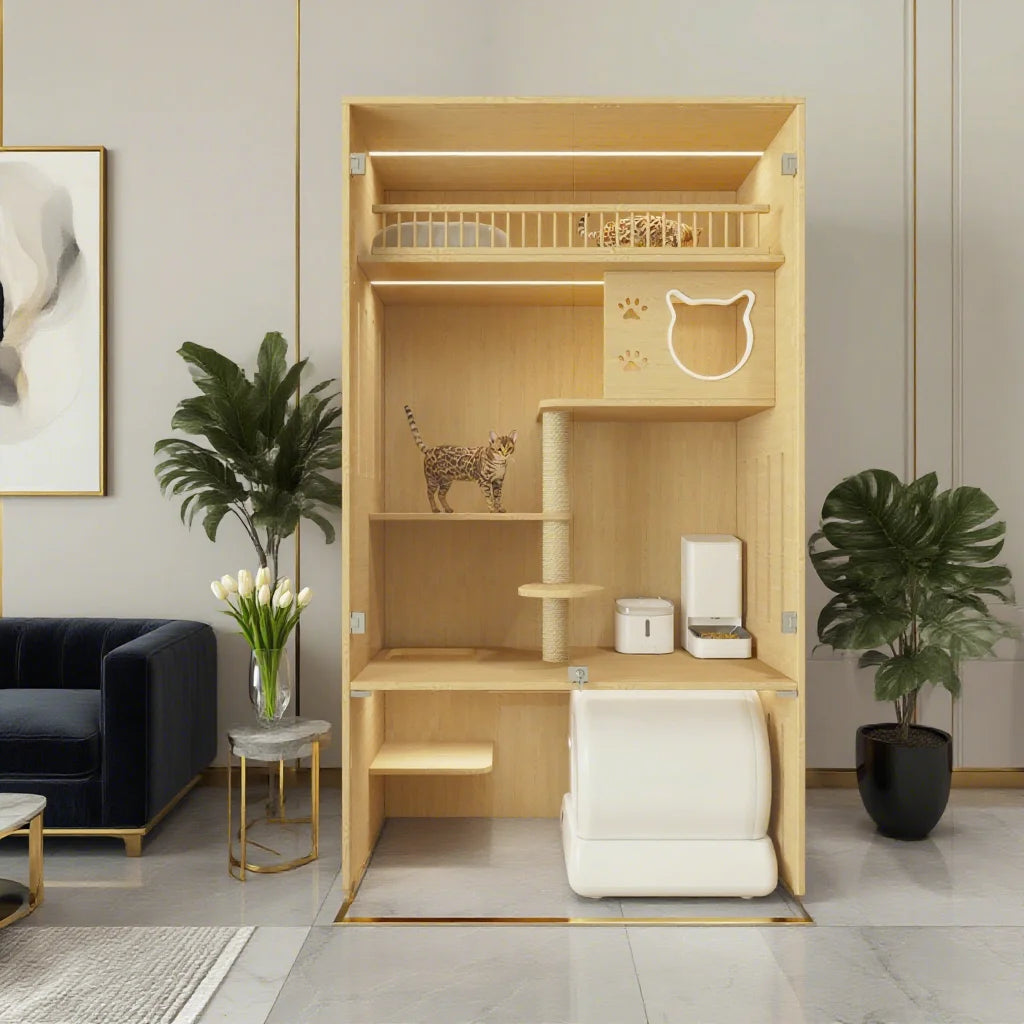 Aura Paws | Nordic Serene Cat Manor