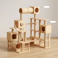 Aura Paws | Nordic Geometric Pine Cat Labyrinth